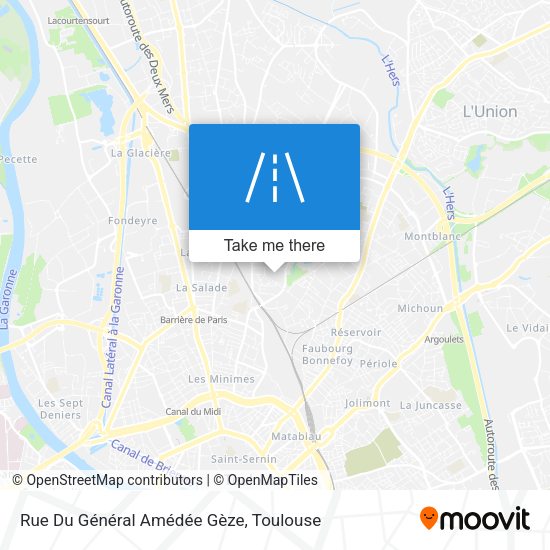 Rue Du Général Amédée Gèze map