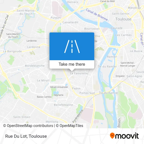 Rue Du Lot map