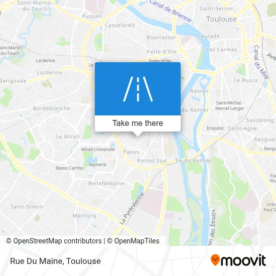 Rue Du Maine map