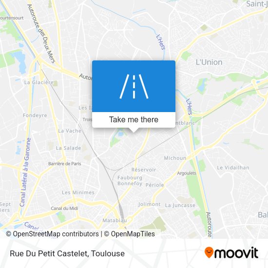 Rue Du Petit Castelet map