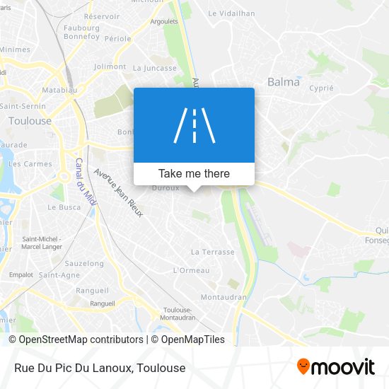 Rue Du Pic Du Lanoux map