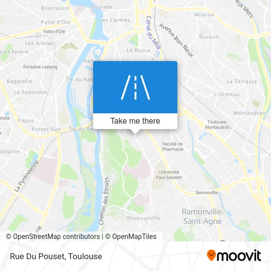 Rue Du Pouset map