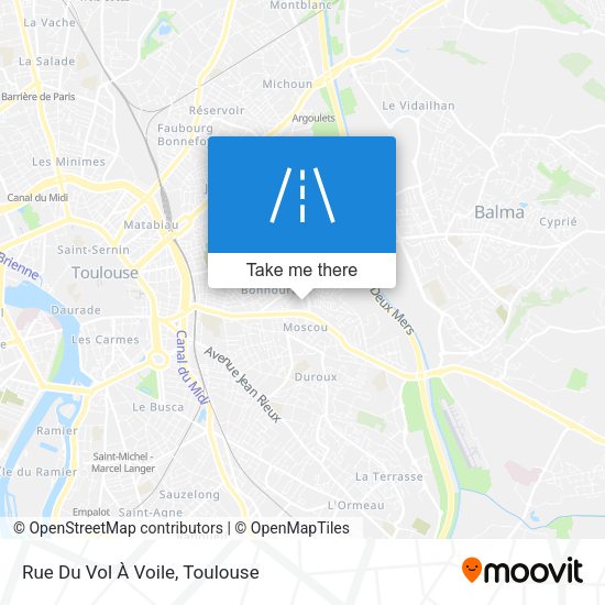 Rue Du Vol À Voile map