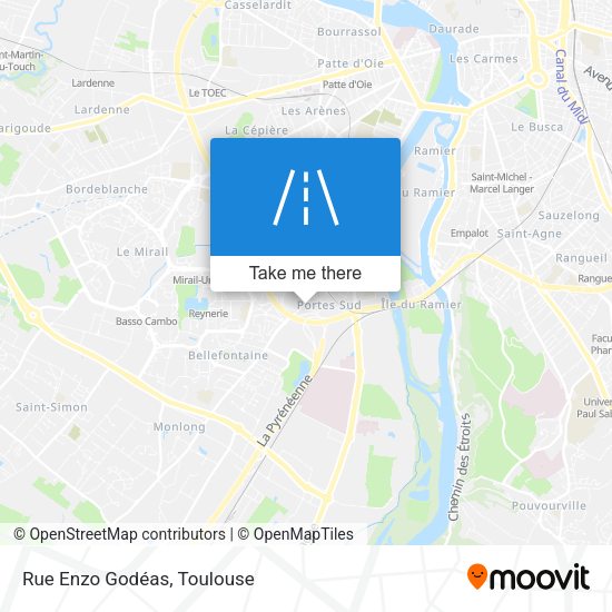 Rue Enzo Godéas map