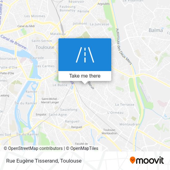Rue Eugène Tisserand map