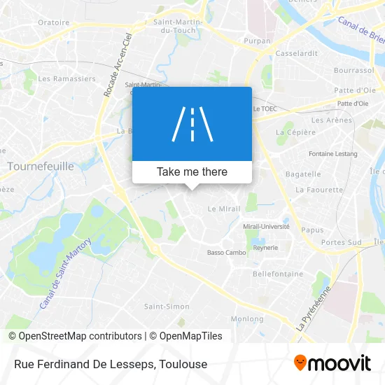 Rue Ferdinand De Lesseps map