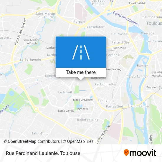 Rue Ferdinand Laulanie map