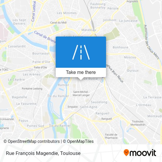 Rue François Magendie map