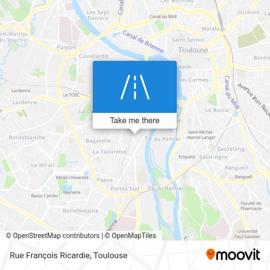 Rue François Ricardie map