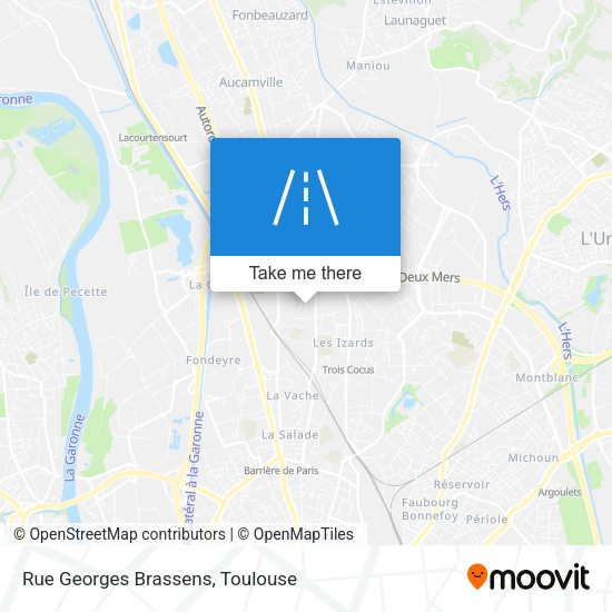 Rue Georges Brassens map