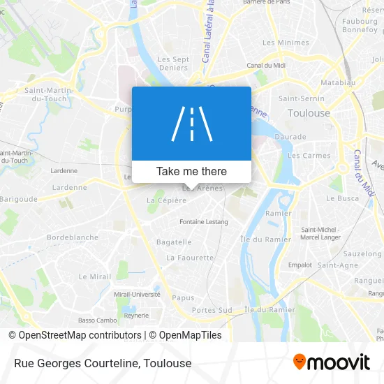 Rue Georges Courteline map
