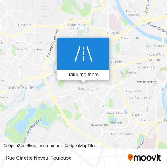 Rue Ginette Neveu map