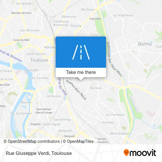 Rue Giuseppe Verdi map