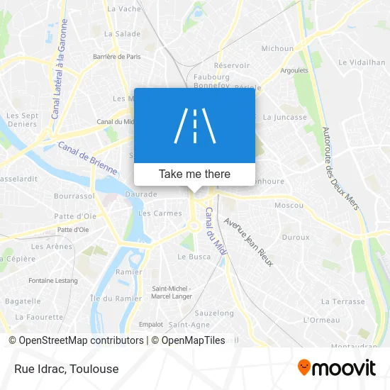 Rue Idrac map