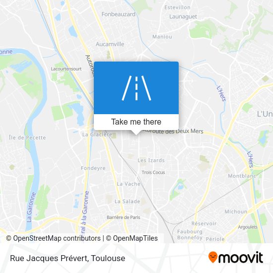 Rue Jacques Prévert map