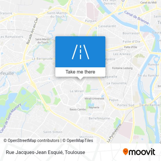 Rue Jacques-Jean Esquié map