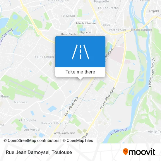 Rue Jean Damoysel map