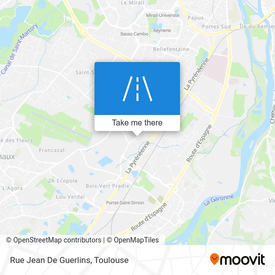 Rue Jean De Guerlins map