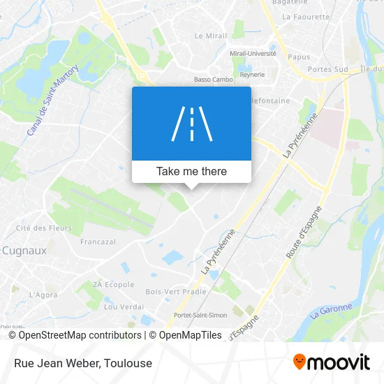 Rue Jean Weber map