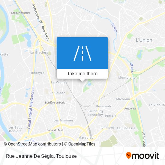 Rue Jeanne De Ségla map