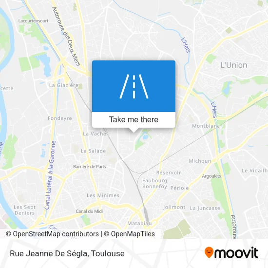 Rue Jeanne De Ségla map