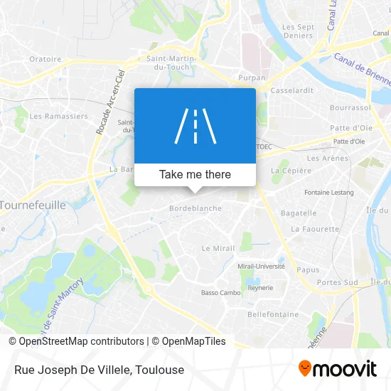 Rue Joseph De Villele map