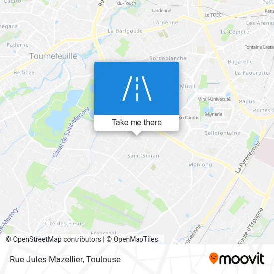 Rue Jules Mazellier map