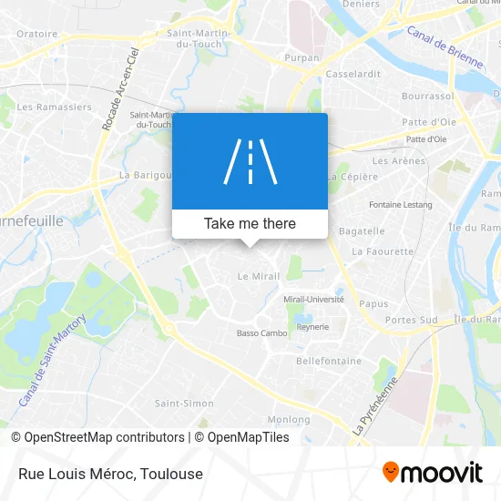 Rue Louis Méroc map
