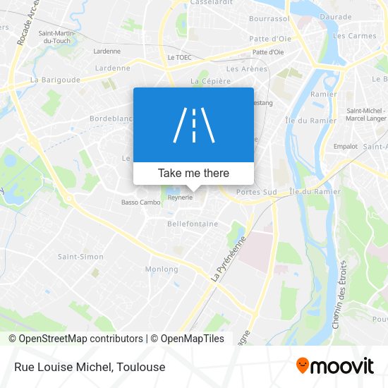 Rue Louise Michel map
