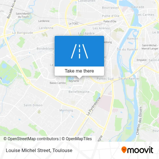 Rue Louise Michel map