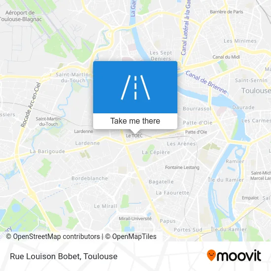 Rue Louison Bobet map