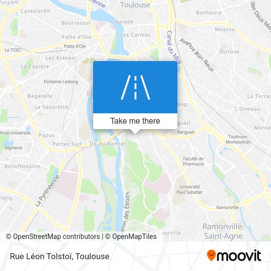 Rue Léon Tolstoï map