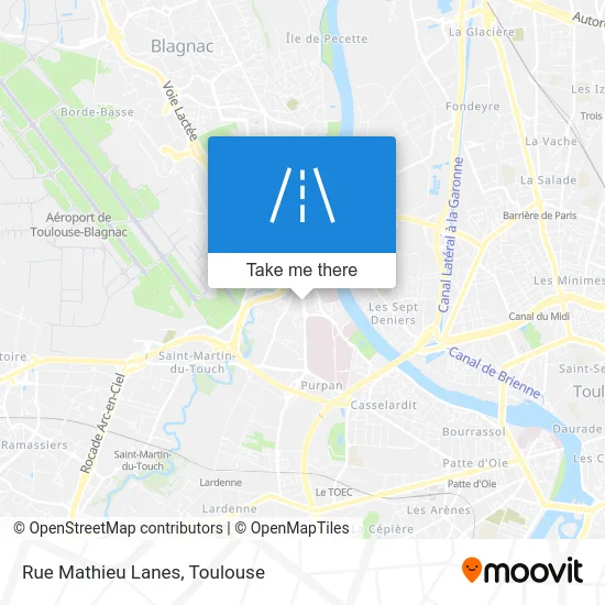 Rue Mathieu Lanes map
