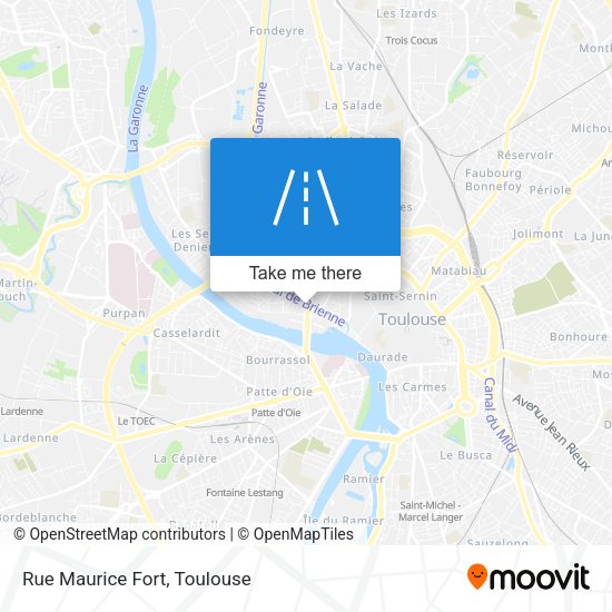 Rue Maurice Fort map