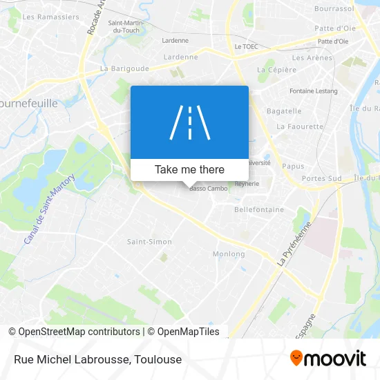 Rue Michel Labrousse map