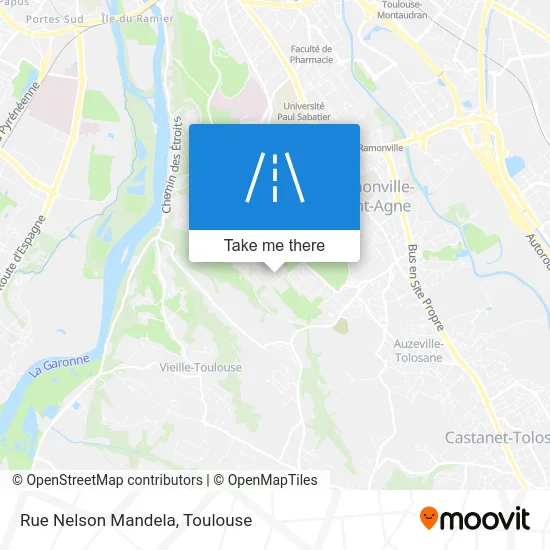 Rue Nelson Mandela map