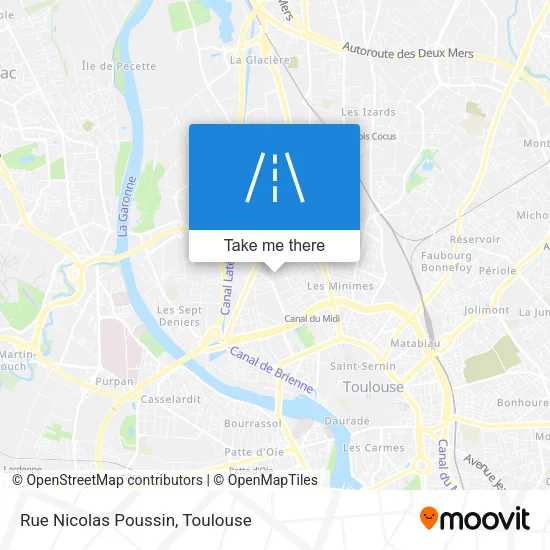 Rue Nicolas Poussin map