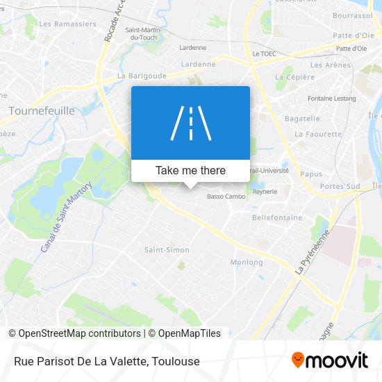 Rue Parisot De La Valette map