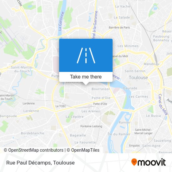 Rue Paul Décamps map
