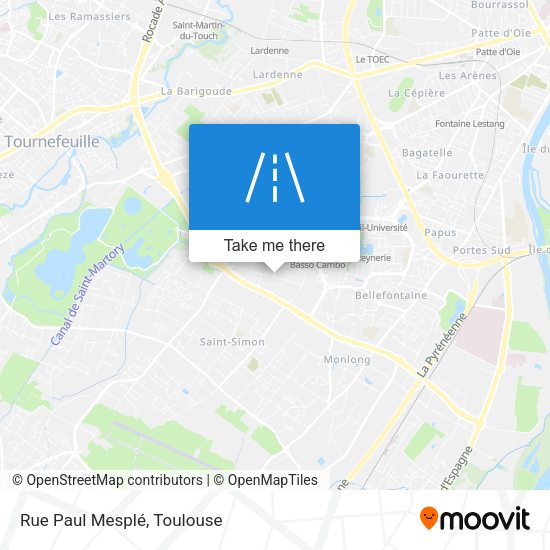 Rue Paul Mesplé map