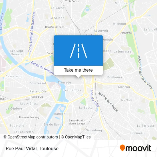 Rue Paul Vidal map