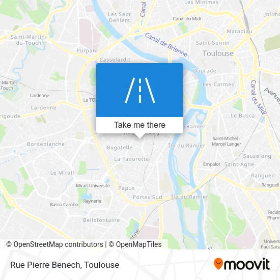 Rue Pierre Benech map
