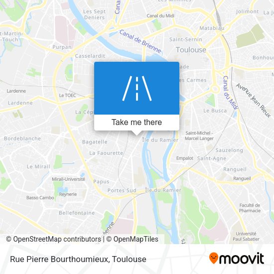 Rue Pierre Bourthoumieux map