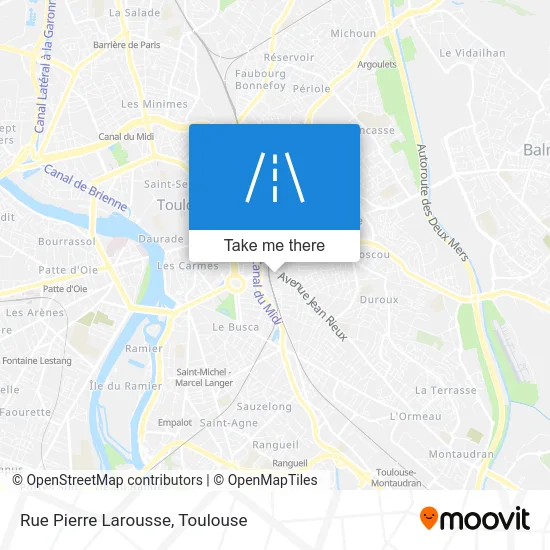 Rue Pierre Larousse map