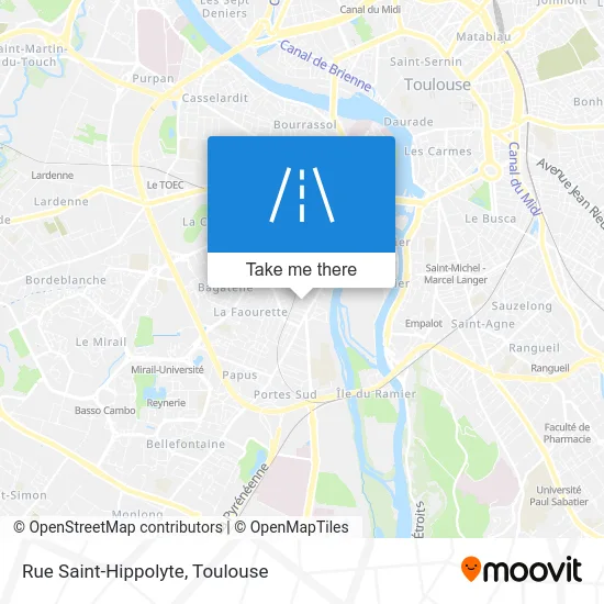 Rue Saint-Hippolyte map