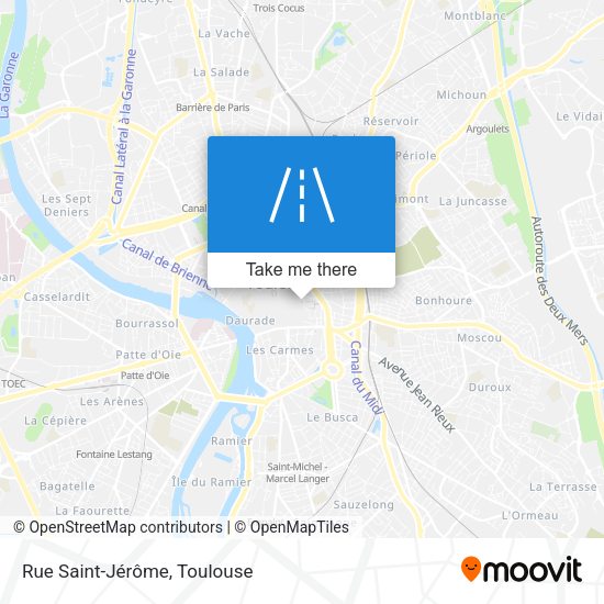 Rue Saint-Jérôme map