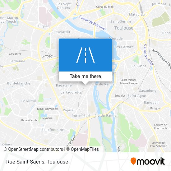 Rue Saint-Saëns map