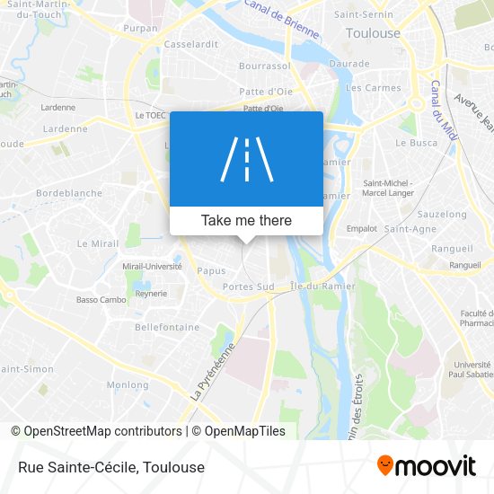 Rue Sainte-Cécile map