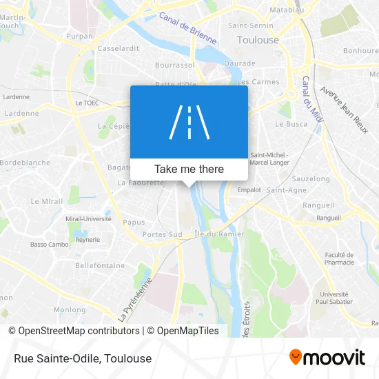 Rue Sainte-Odile map