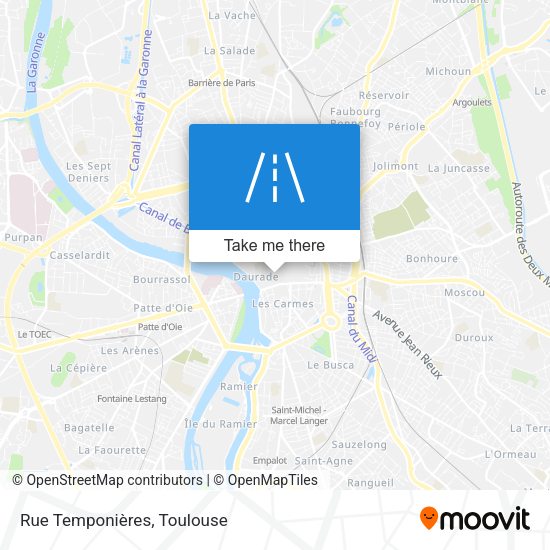 Rue Temponières map